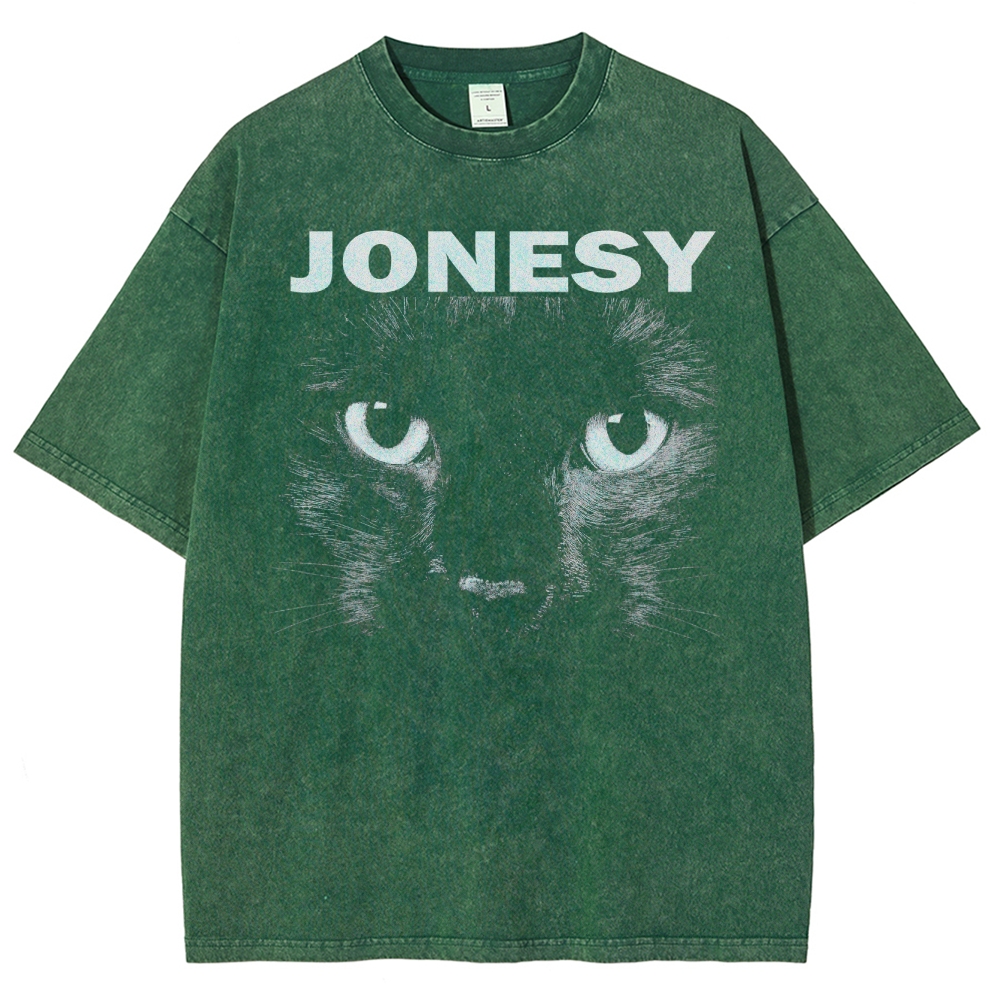 Jones Cat Washed T-Shirt 