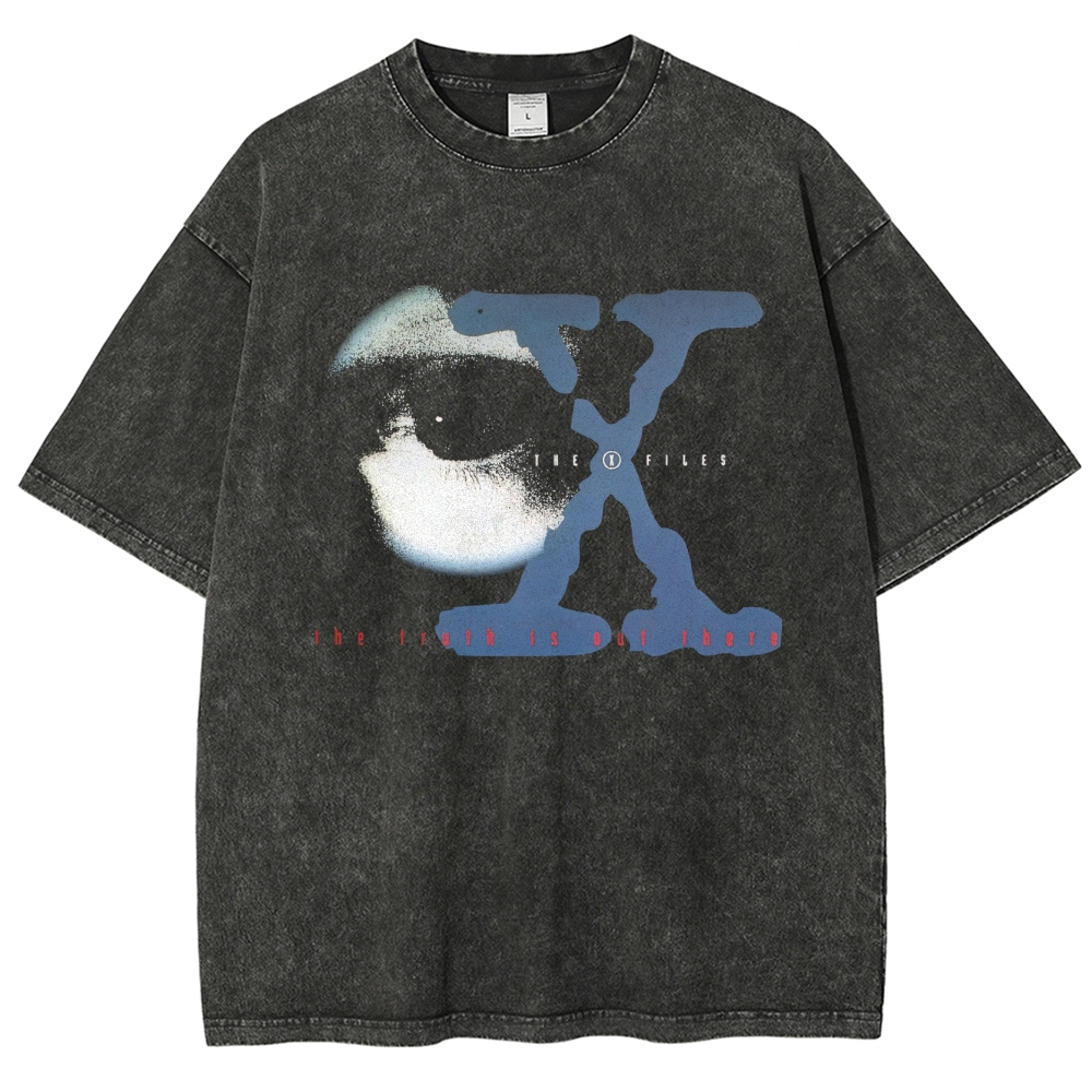  "The X-Files" Graphic Washed T-Shirt