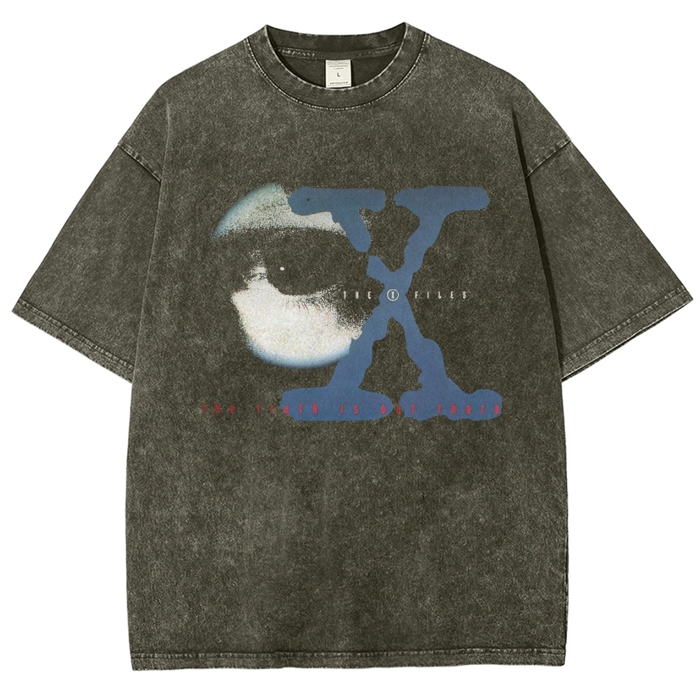  "The X-Files" Graphic Washed T-Shirt