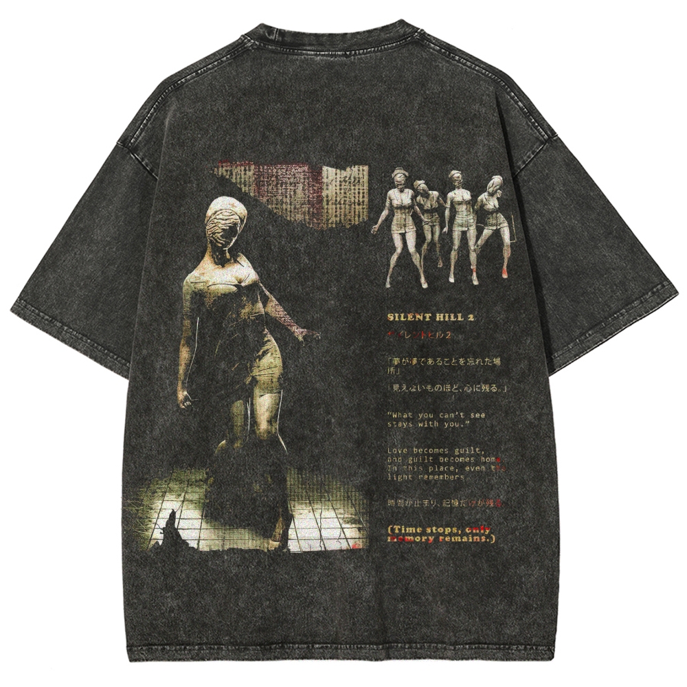 Horror Graphic Washed T-Shirt