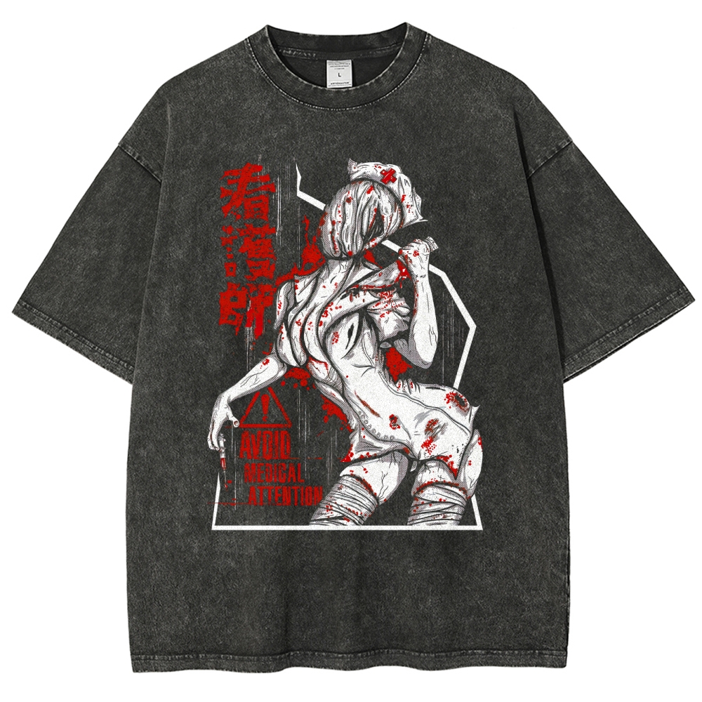 Avoid Medical Attention Washed T-Shirt