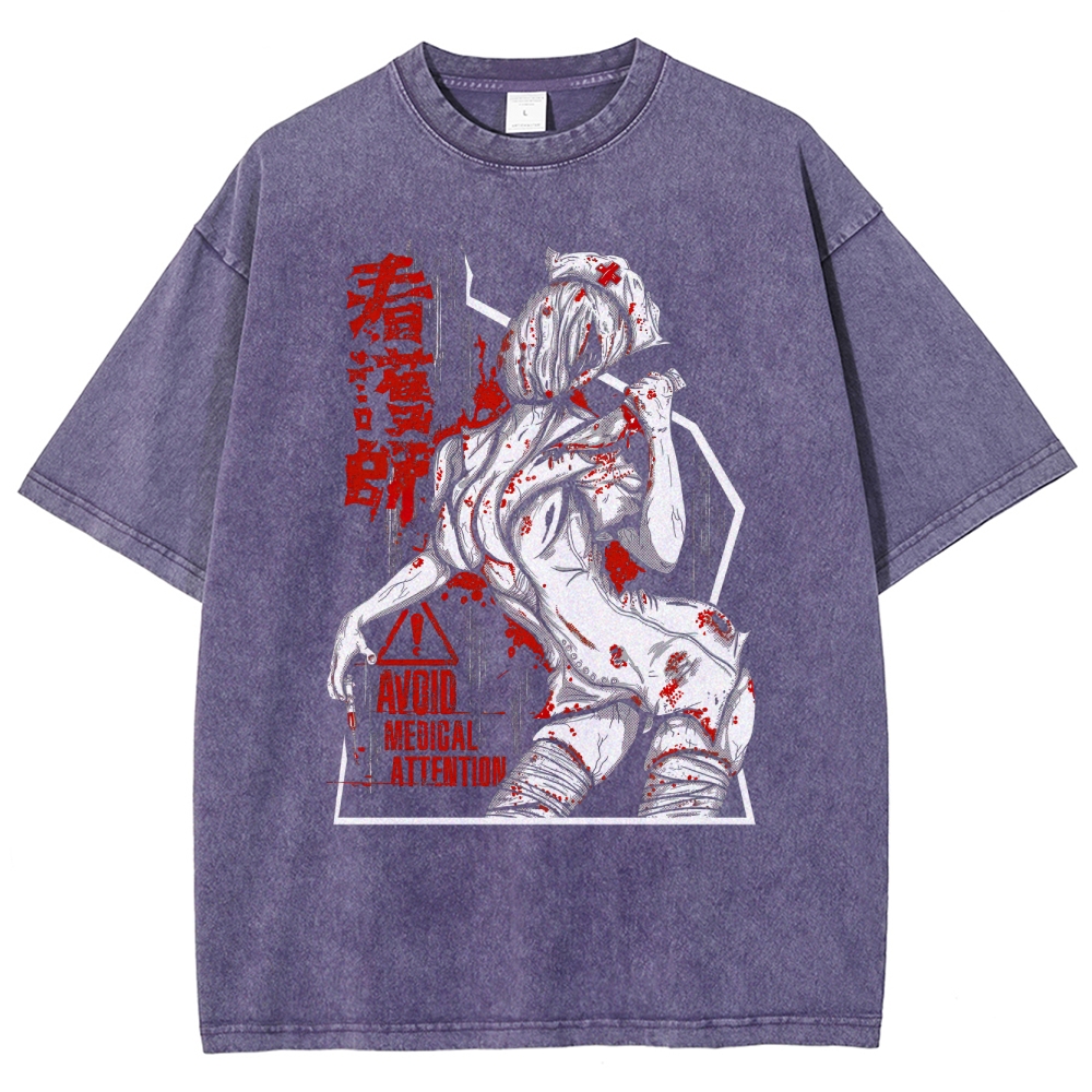 Avoid Medical Attention Washed T-Shirt