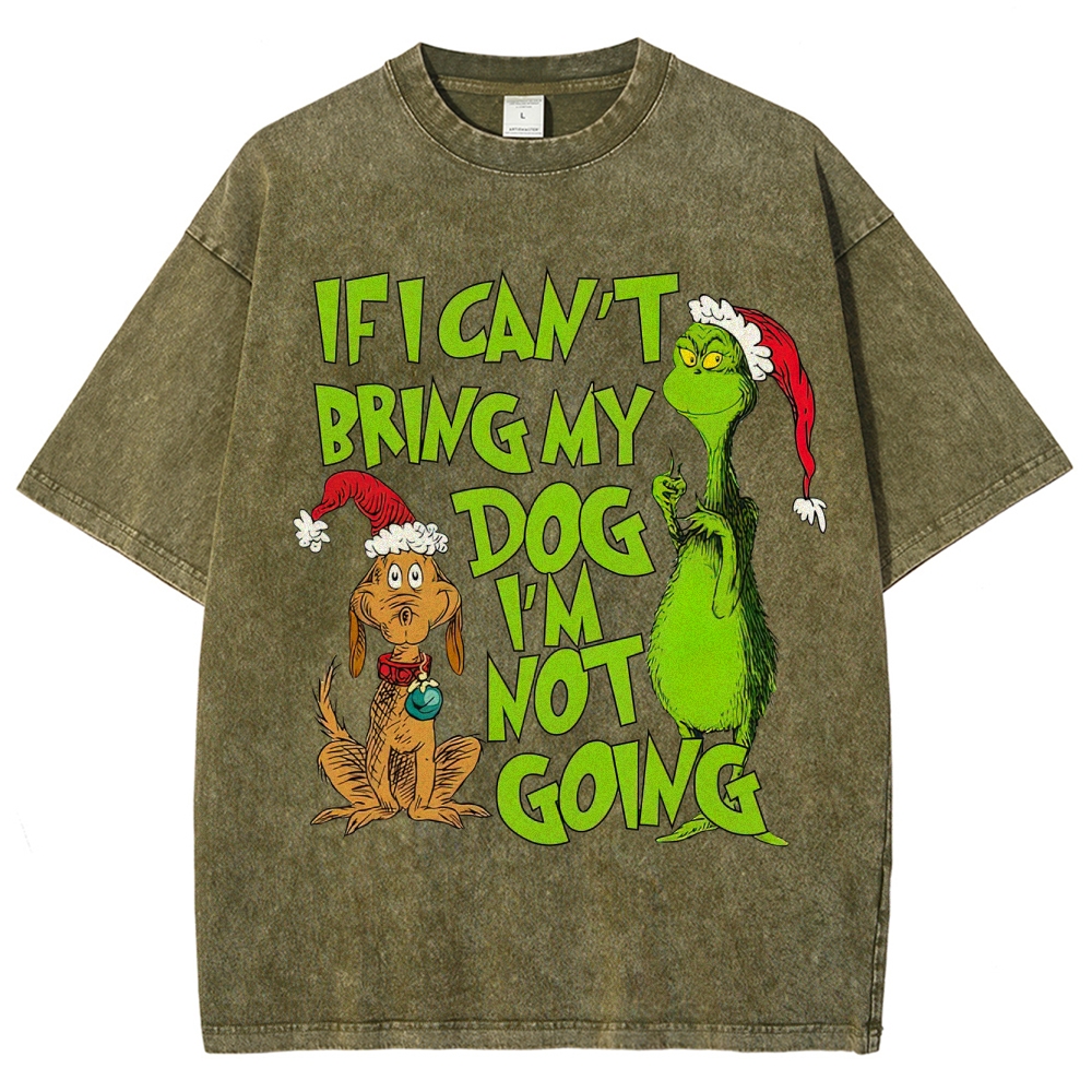 'If I Can’t Bring My Dog' Graphic Washed T-Shirt