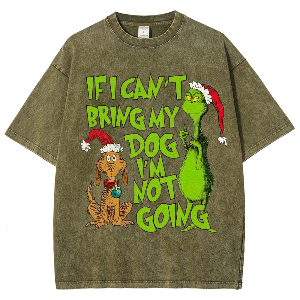 'If I Can’t Bring My Dog' Graphic Washed T-Shirt