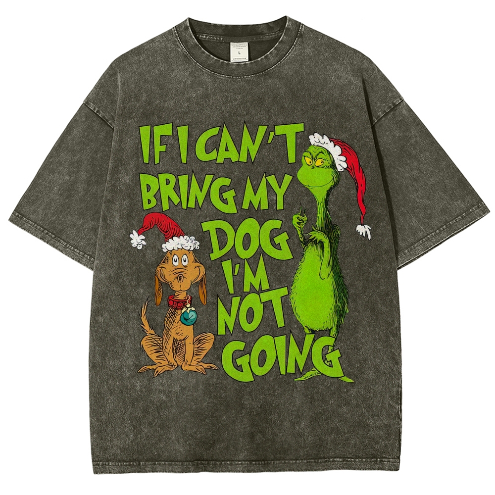 'If I Can’t Bring My Dog' Graphic Washed T-Shirt