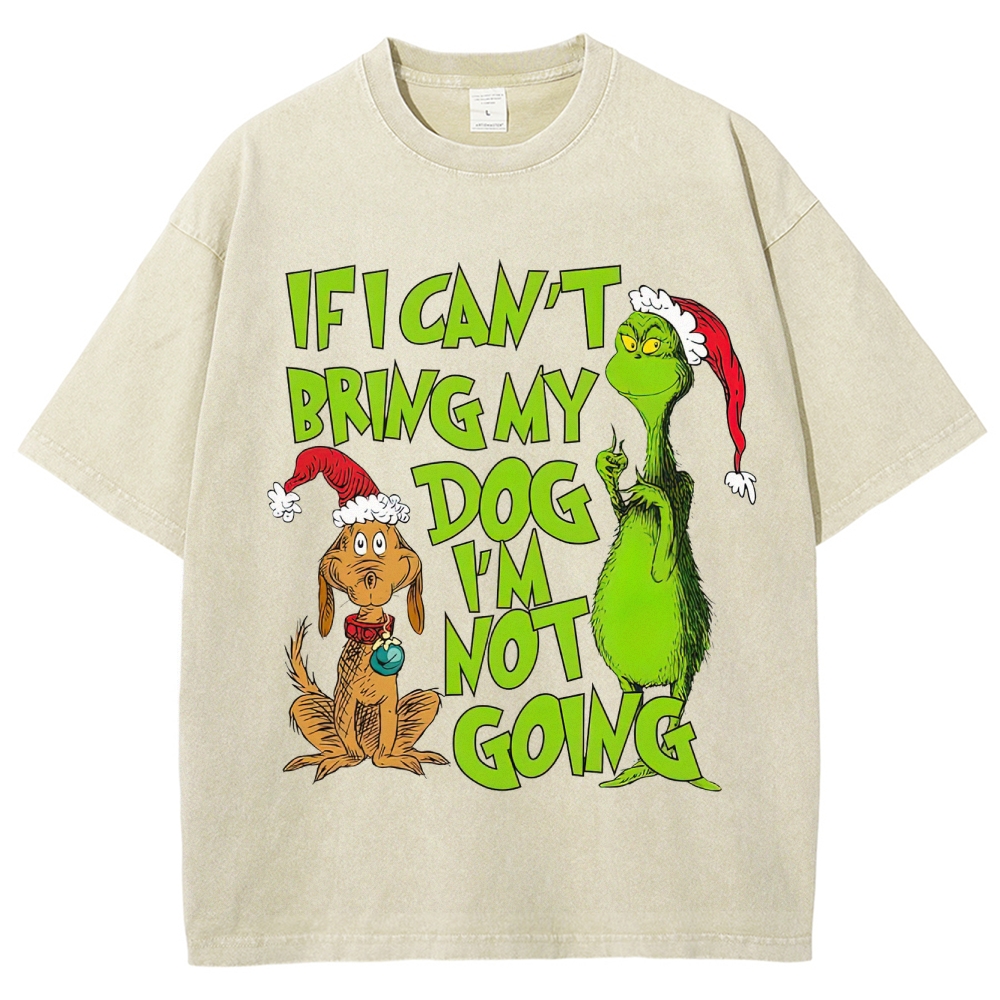 'If I Can’t Bring My Dog' Graphic Washed T-Shirt