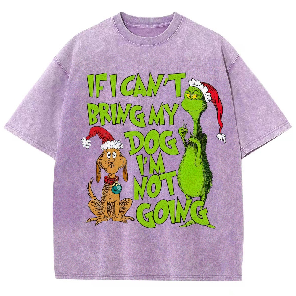 'If I Can’t Bring My Dog' Graphic Washed T-Shirt