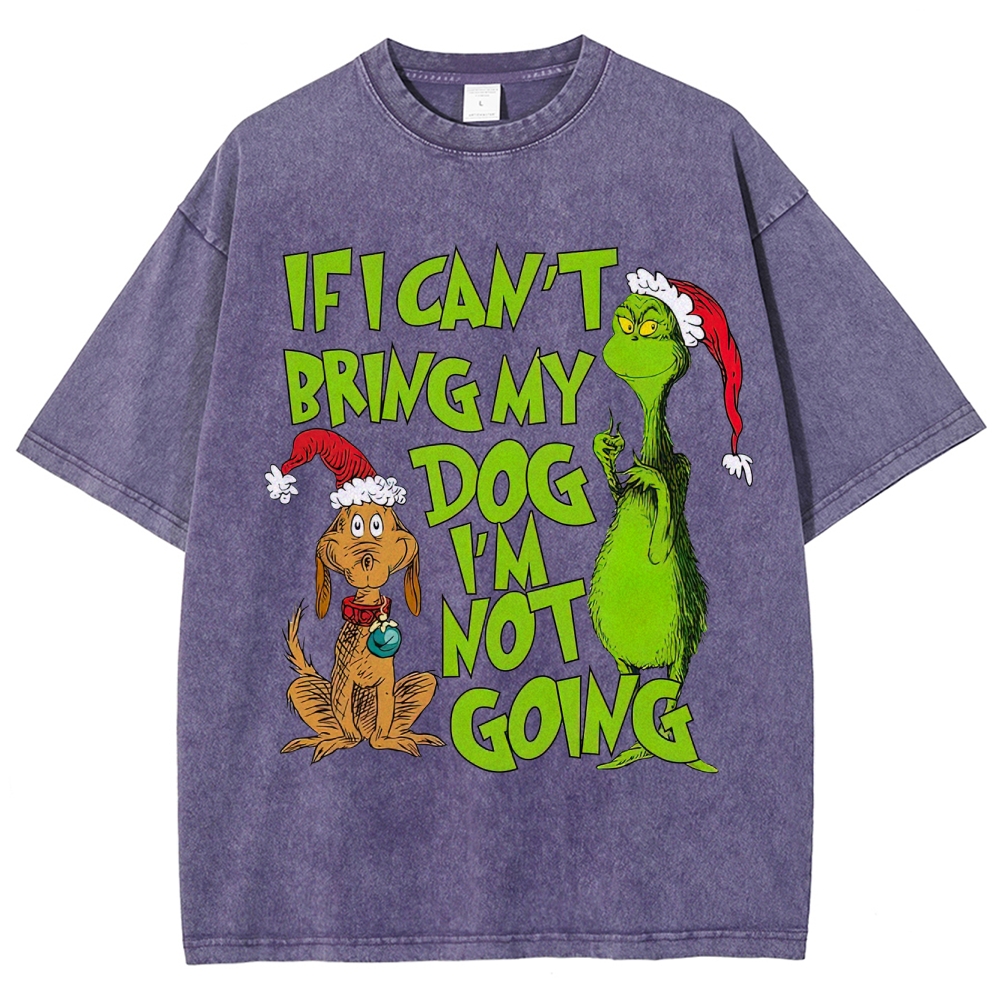 'If I Can’t Bring My Dog' Graphic Washed T-Shirt