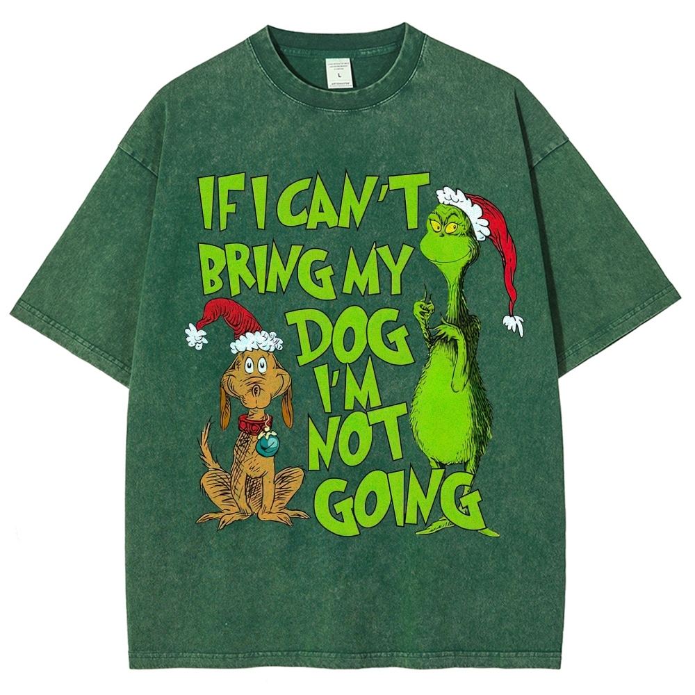 'If I Can’t Bring My Dog' Graphic Washed T-Shirt