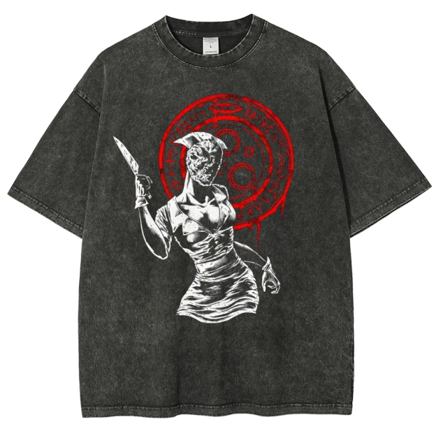 Occult Medical Horror Washed T-Shirt 