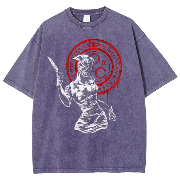 Occult Medical Horror Washed T-Shirt 