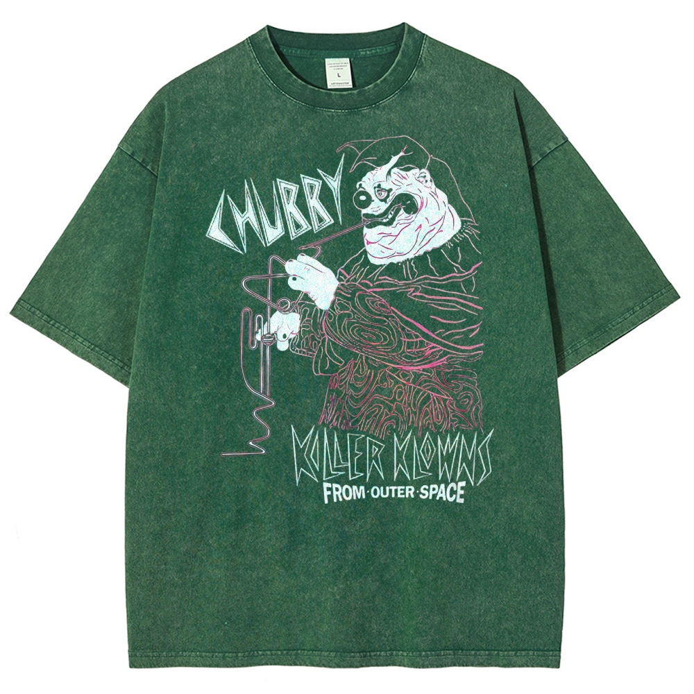 Chunky the Cosmic Clown Washed T-Shirt