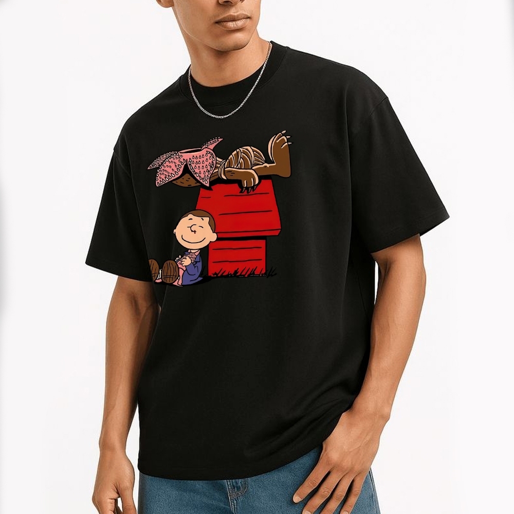  Demogorgon Crossover Graphic Cotton T-shirt