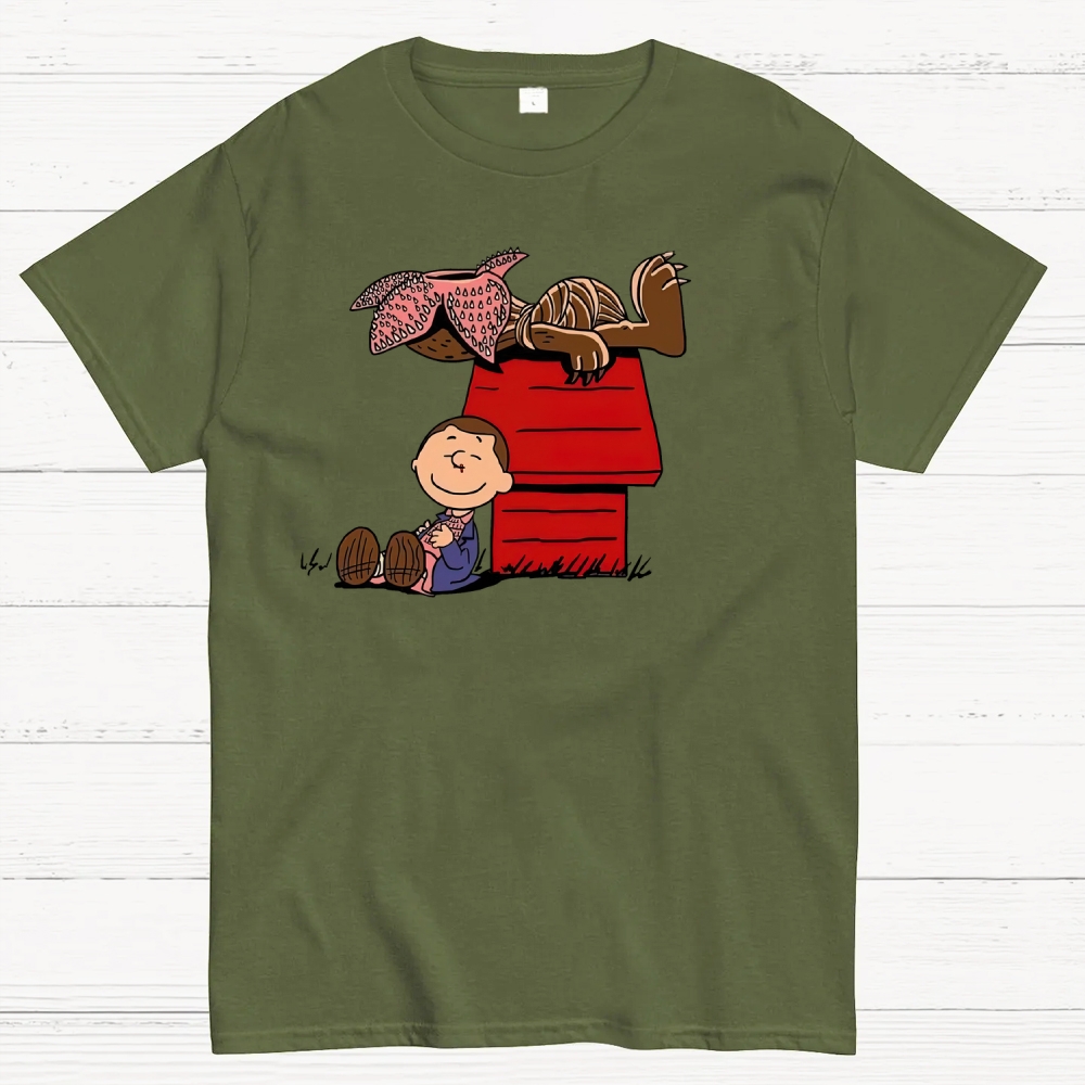  Demogorgon Crossover Graphic Cotton T-shirt