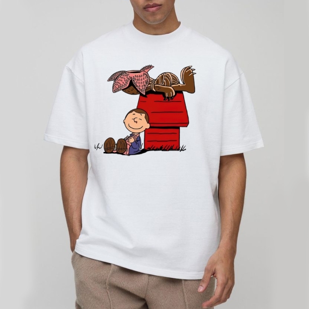  Demogorgon Crossover Graphic Cotton T-shirt