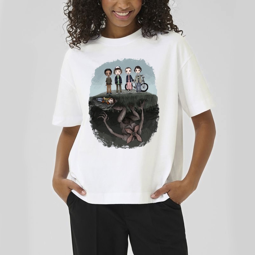 Demogorgon Sci-Fi Horror Graphic Cotton T-shirt 