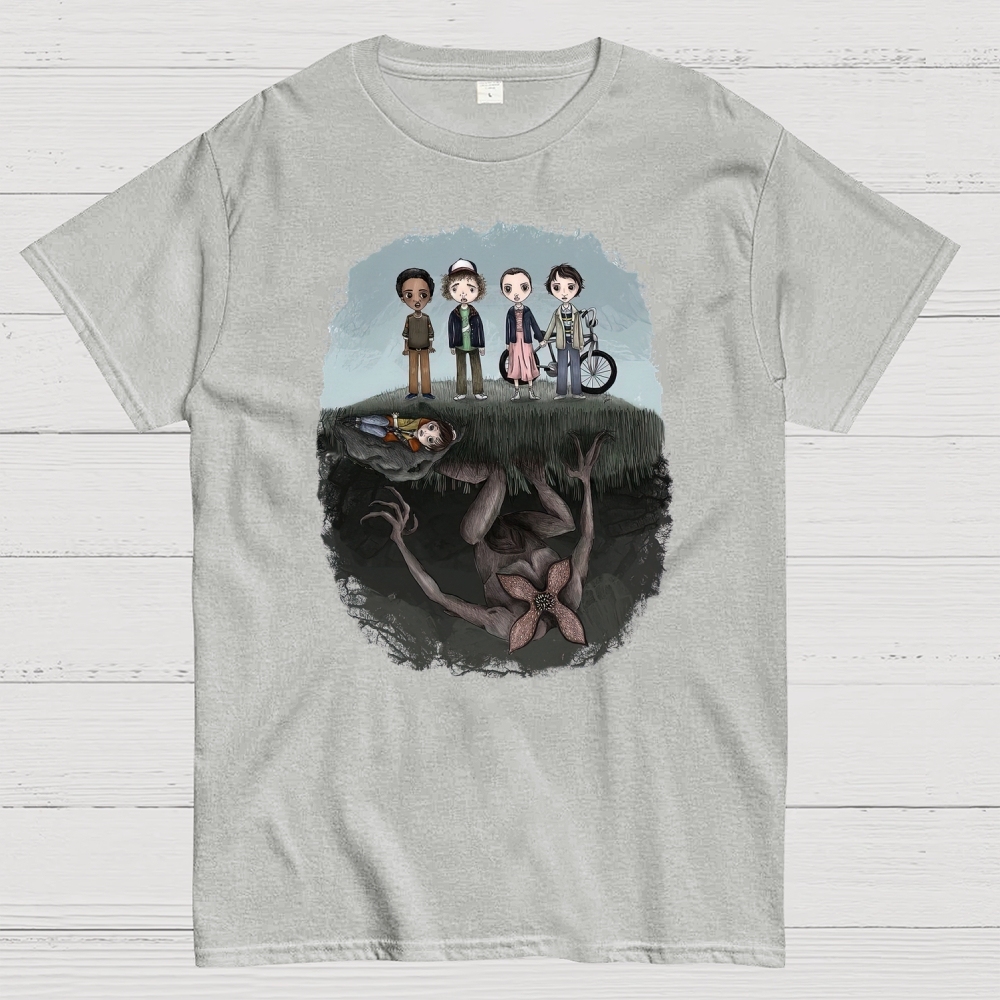 Demogorgon Sci-Fi Horror Graphic Cotton T-shirt 