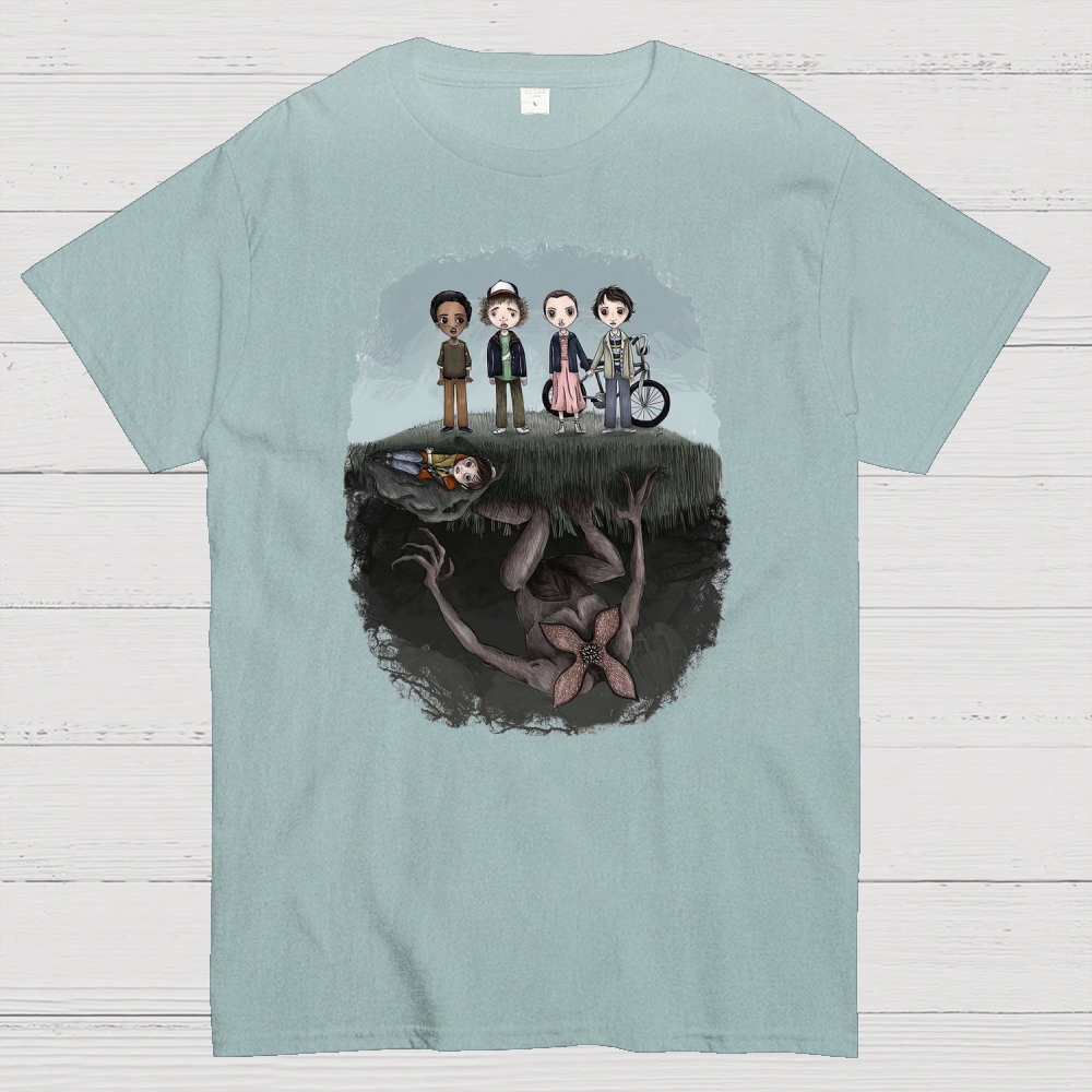 Demogorgon Sci-Fi Horror Graphic Cotton T-shirt 