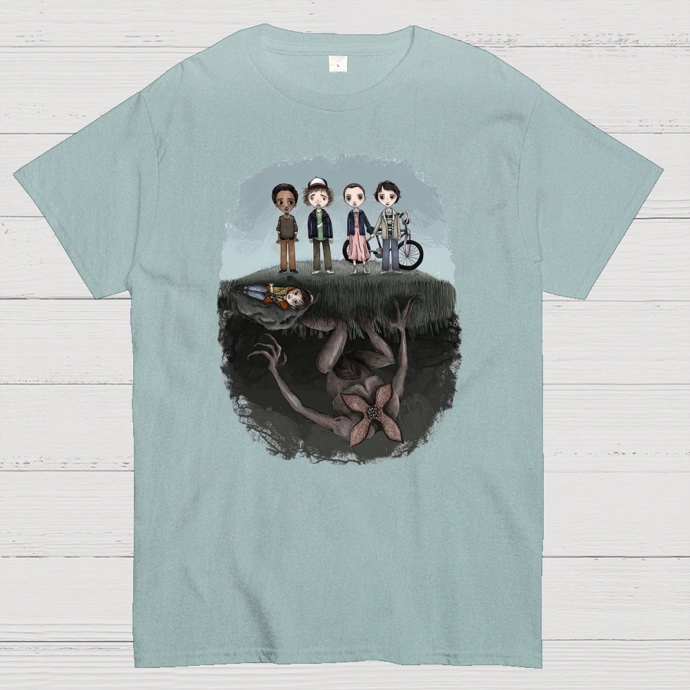 Demogorgon Sci-Fi Horror Graphic Cotton T-shirt 