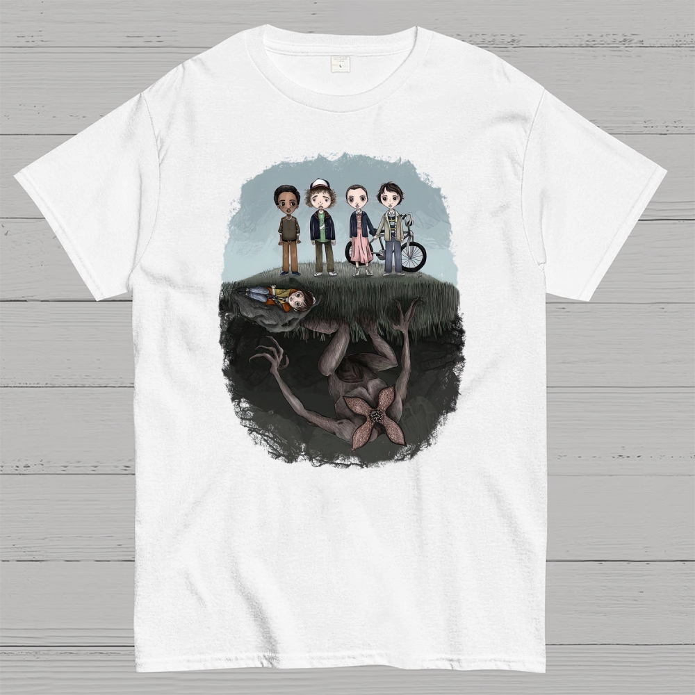 Demogorgon Sci-Fi Horror Graphic Cotton T-shirt 