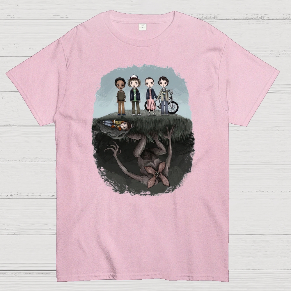 Demogorgon Sci-Fi Horror Graphic Cotton T-shirt 