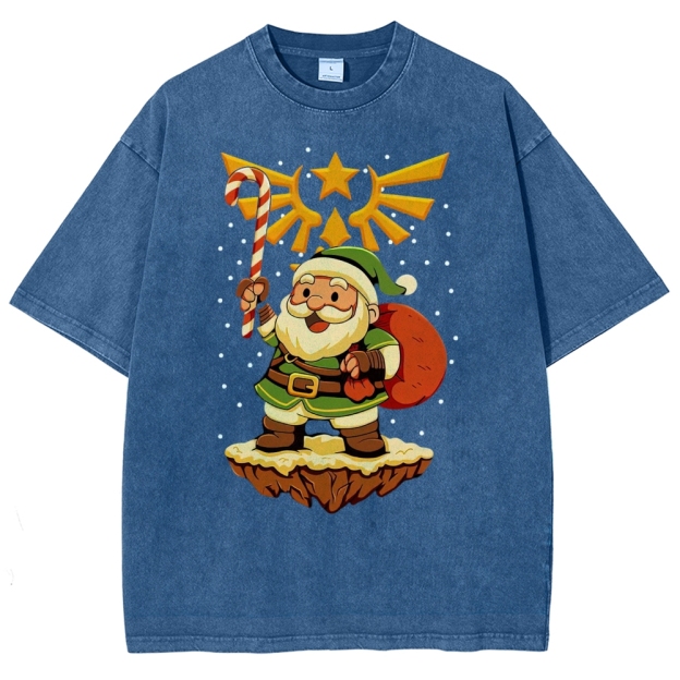 Santa Quest Washed T-Shirt 