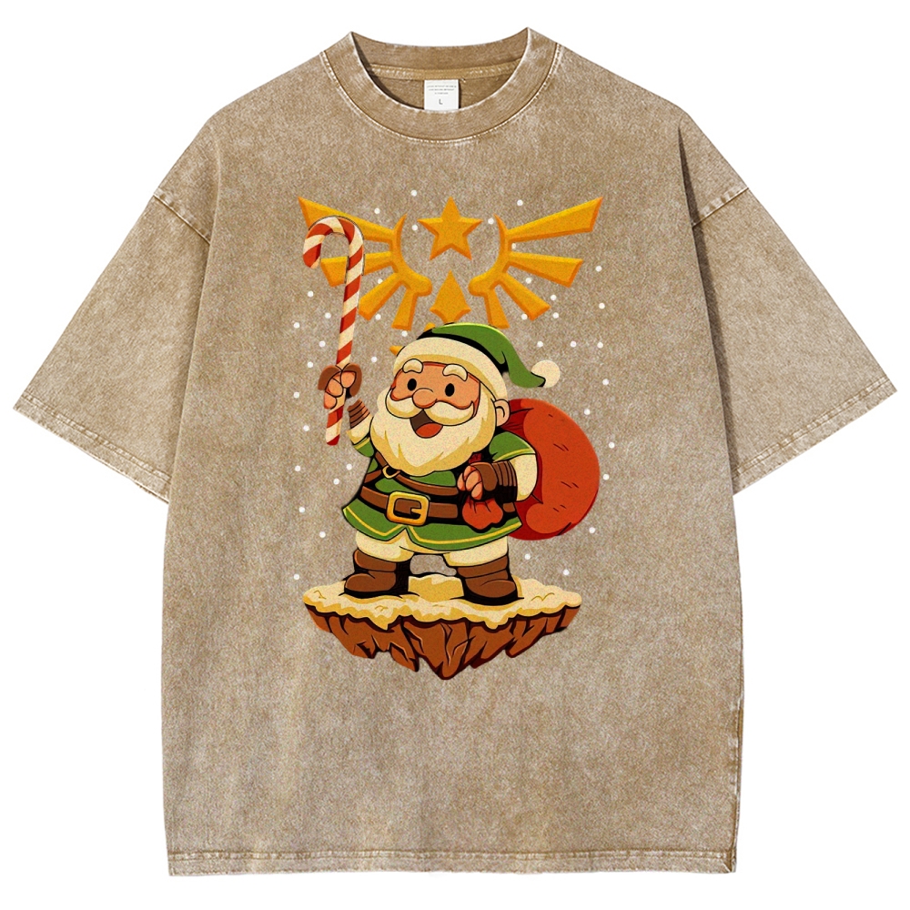 Santa Quest Washed T-Shirt 