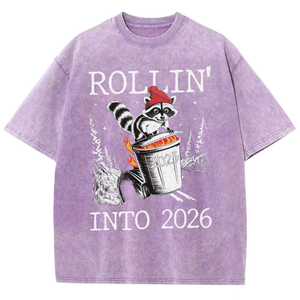 New Year 2026 Washed T-Shirt
