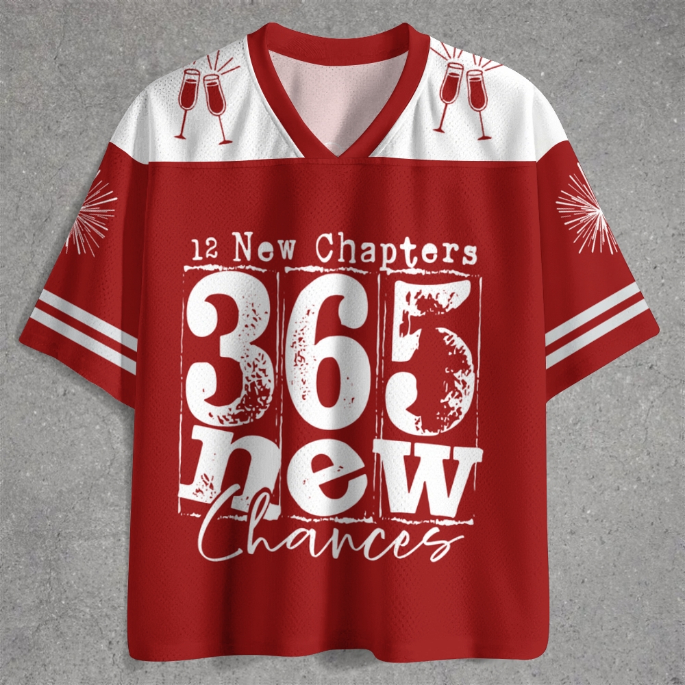 Happy New Years 12 New Chapters 365 New Chances Jersey Shirts 