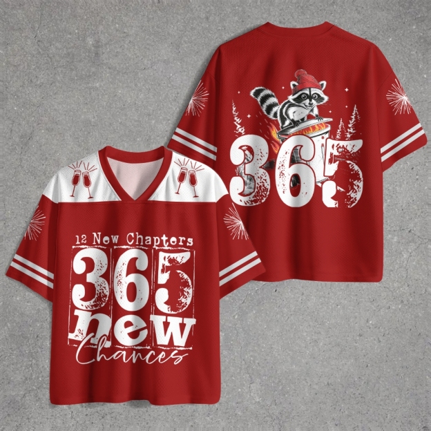 Happy New Years 12 New Chapters 365 New Chances Jersey Shirts 
