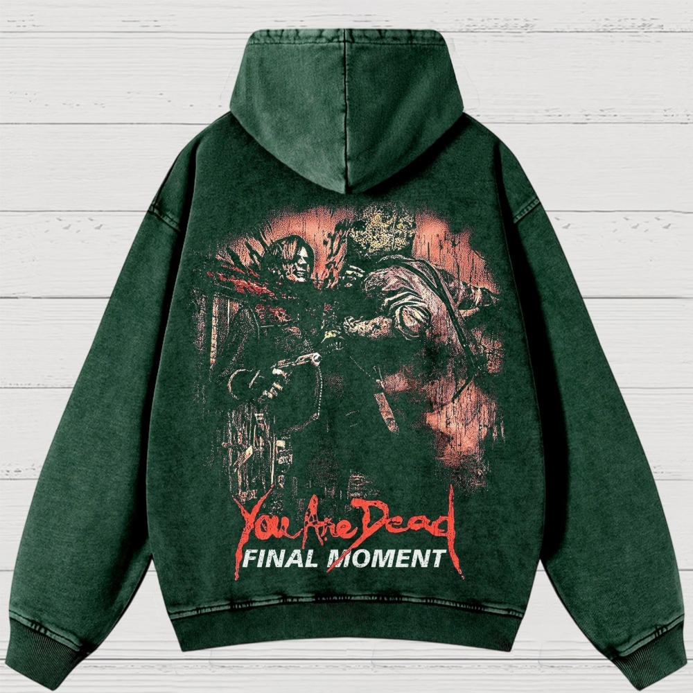 Final Moments Washed Hoodies 