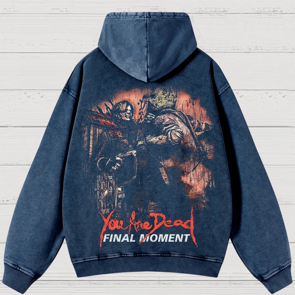 Final Moments Washed Hoodies 