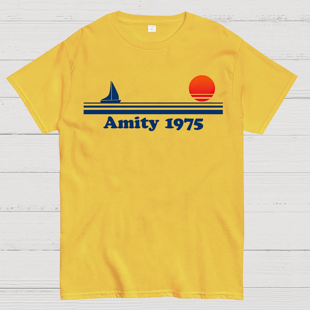 Vintage Coastal Minimalist Cotton T-shirt