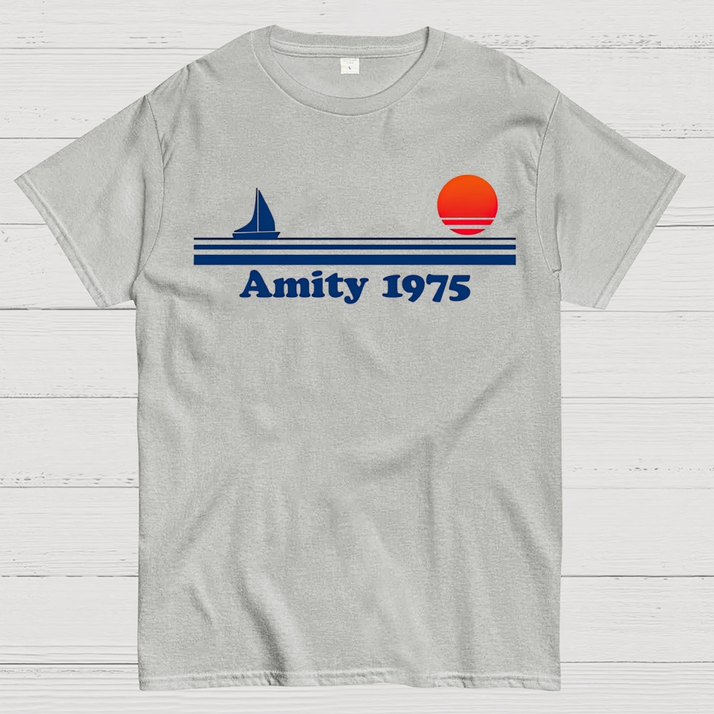 Vintage Coastal Minimalist Cotton T-shirt