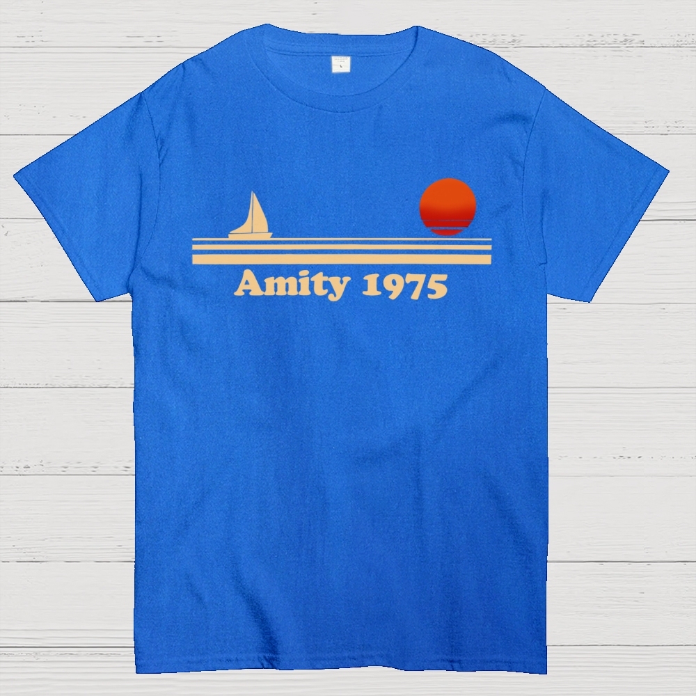 Vintage Coastal Minimalist Cotton T-shirt