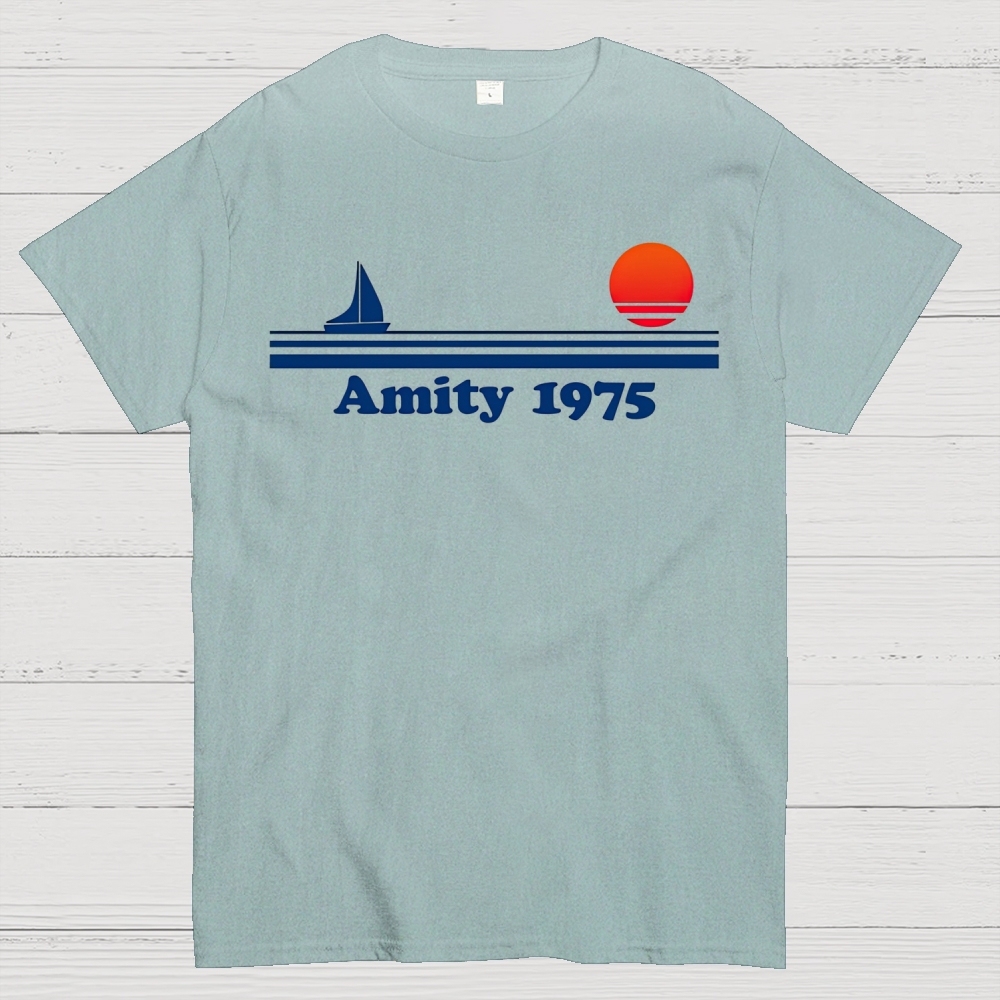 Vintage Coastal Minimalist Cotton T-shirt