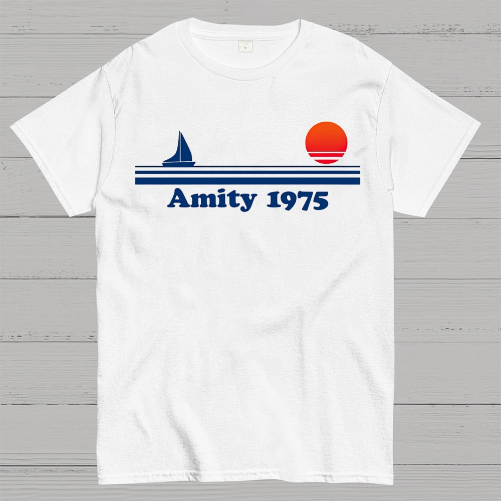 Vintage Coastal Minimalist Cotton T-shirt