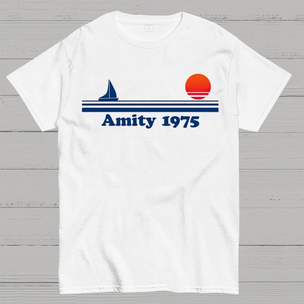 Vintage Coastal Minimalist Cotton T-shirt