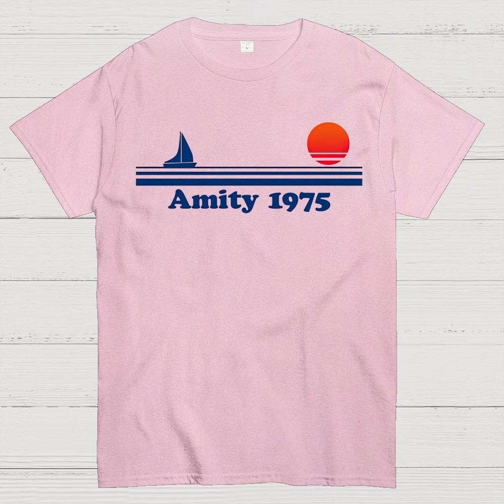 Vintage Coastal Minimalist Cotton T-shirt