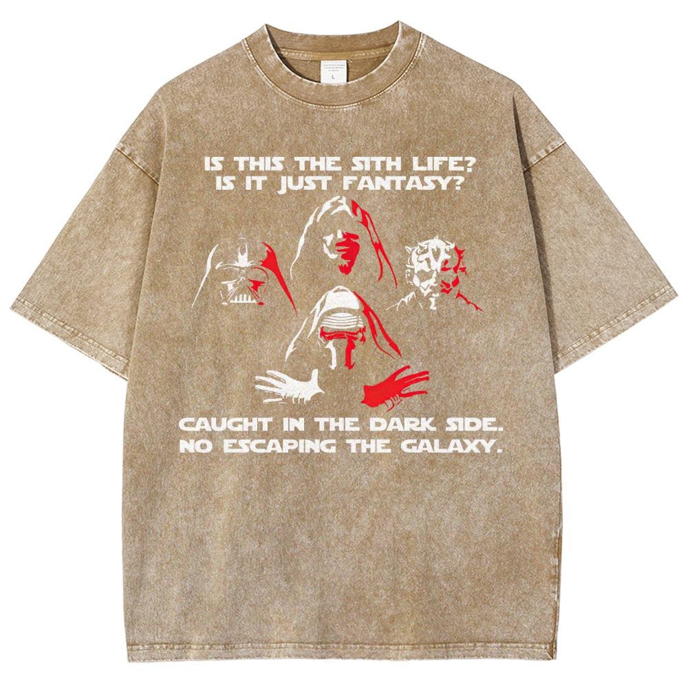 Dark Warrior Parody Washed T-Shirt 