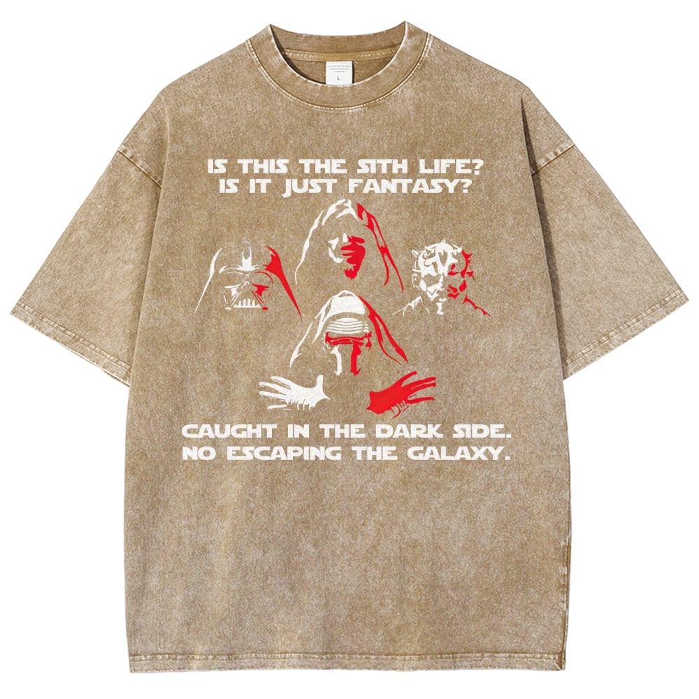 Dark Warrior Parody Washed T-Shirt 