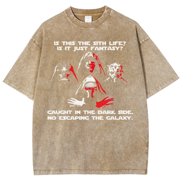 Dark Warrior Parody Washed T-Shirt 