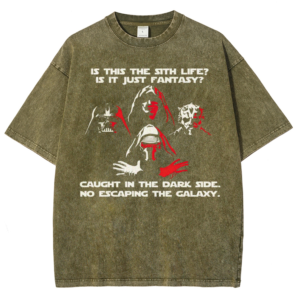 Dark Warrior Parody Washed T-Shirt 