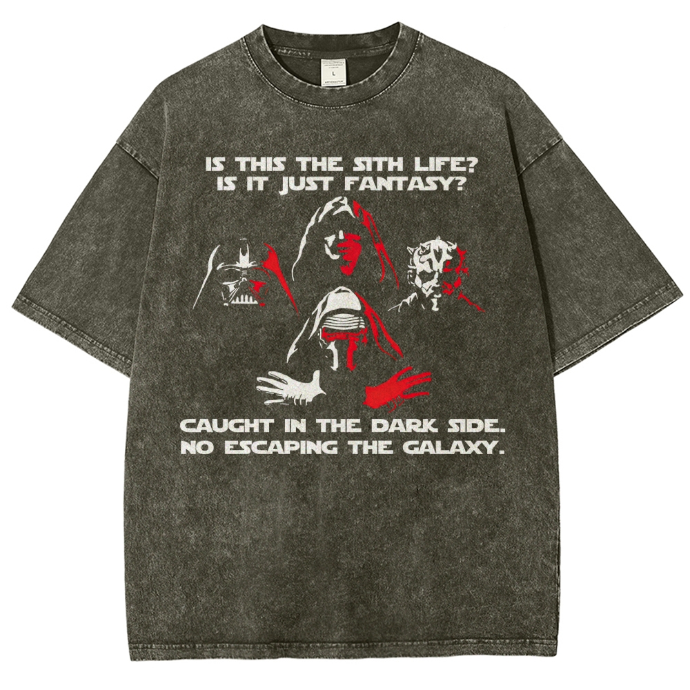 Dark Warrior Parody Washed T-Shirt 