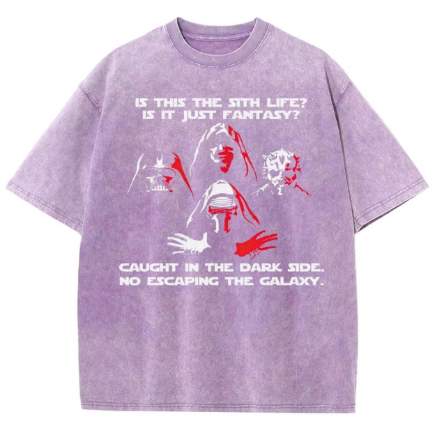 Dark Warrior Parody Washed T-Shirt 