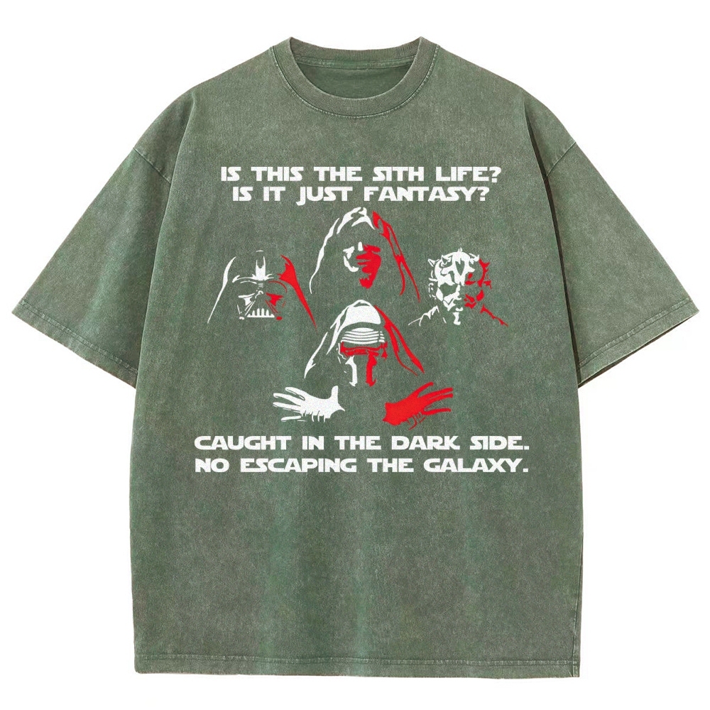 Dark Warrior Parody Washed T-Shirt 