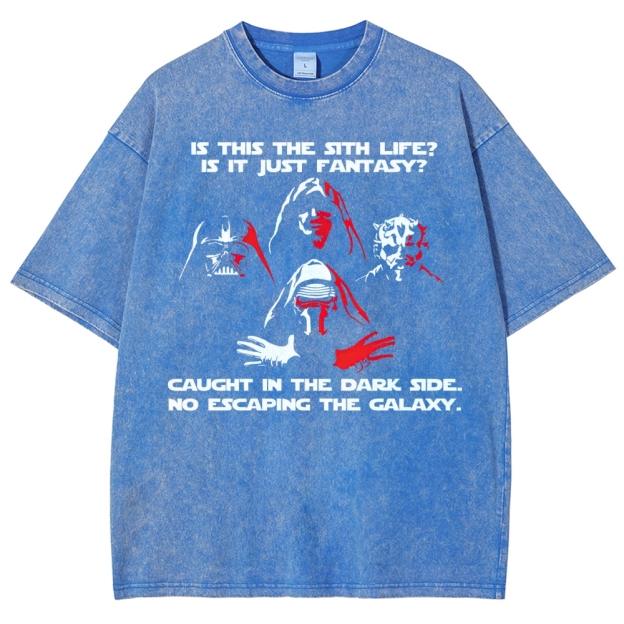 Dark Warrior Parody Washed T-Shirt 