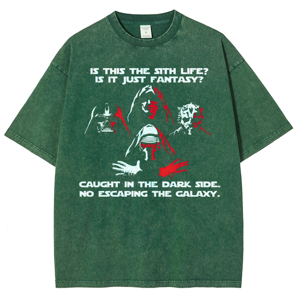 Dark Warrior Parody Washed T-Shirt 