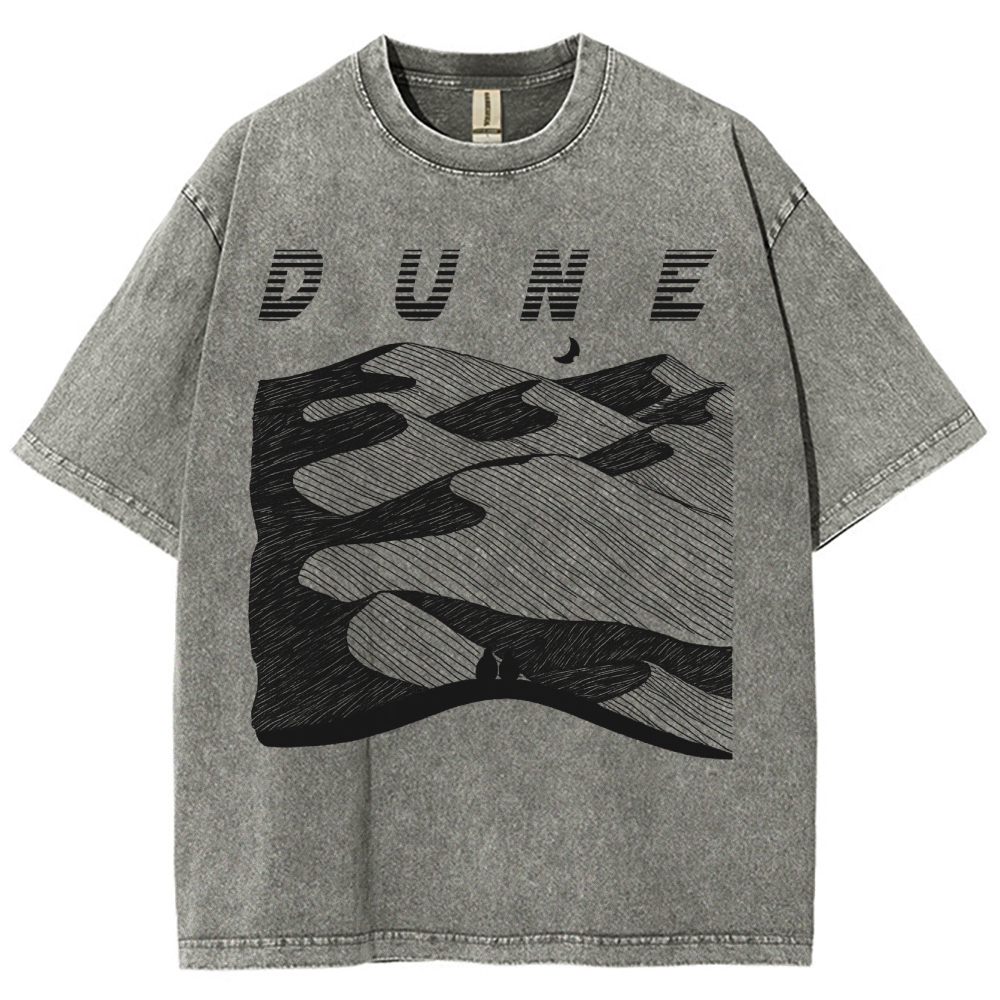 Abstract Desert Planet Washed T-Shirt 