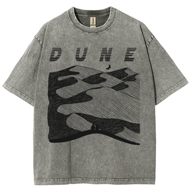 Abstract Desert Planet Washed T-Shirt 